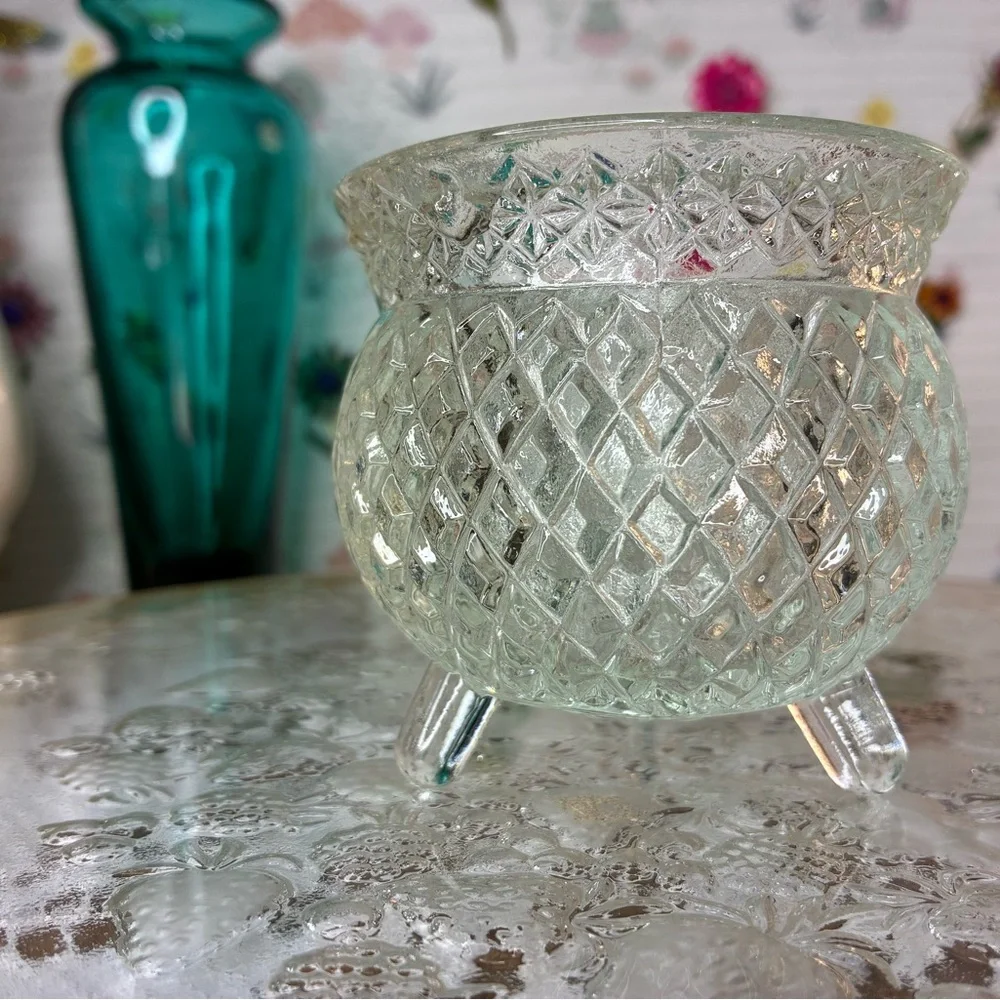 Indiana Glass sugar bowl sphere holder - Picture 3 of 8
